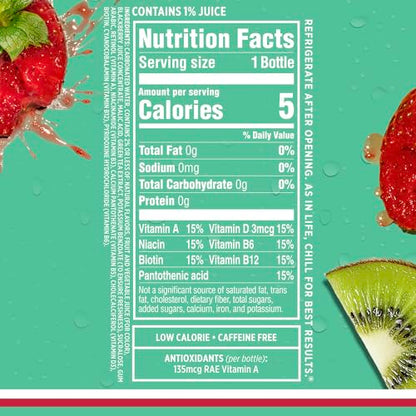Sparkling Ice, Kiwi Strawberry Sparkling Water, Zero Sugar Flavored Water, with Antioxidant