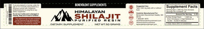 Pure Himalayan Shilajit Resin Supplement | 1500mg + 40% Fulvic Acid (Maximum Potency)