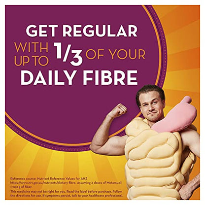 Metamucil Daily Fibre Supplement Fibre Caps 300 Capsules