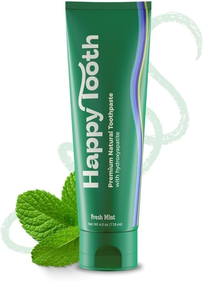 Hydroxyapatite Toothpaste, Whitening, Fluoride Free, Fresh Mint, 4oz