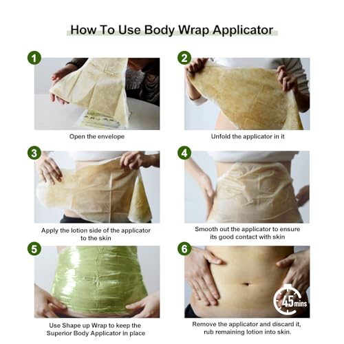 Neutriherbs Body Applicator with Wrap, Effective Nature Formula to Shape, Tone, Firm Body
