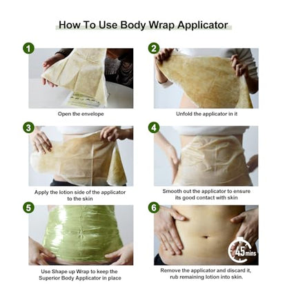 Neutriherbs Body Applicator with Wrap, Effective Nature Formula to Shape, Tone, Firm Body