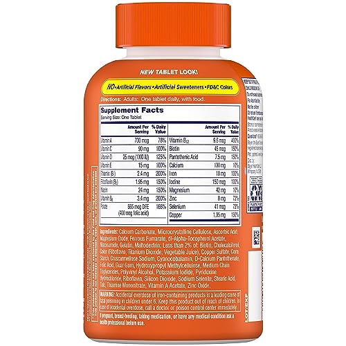ONE A DAY Womens Complete Daily Multivitamin with Vitamin A, B , C, D, and E, Calcium