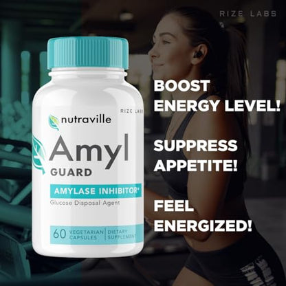 rize labs (2 Pack Nutraville Amyl Guard Dietary Supplement, Nutraville Amyl Guard Weight