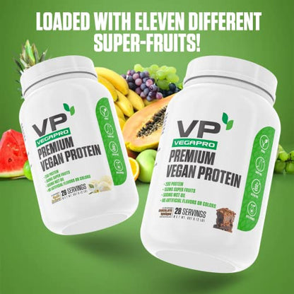 VegaPro Vegan Protein | #1 Rated Plant Based Protein Powder & Super Fruits w/ 20g Protein