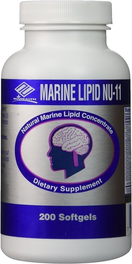 3 packs Marine Lipid NU-11 (200 Softgels)