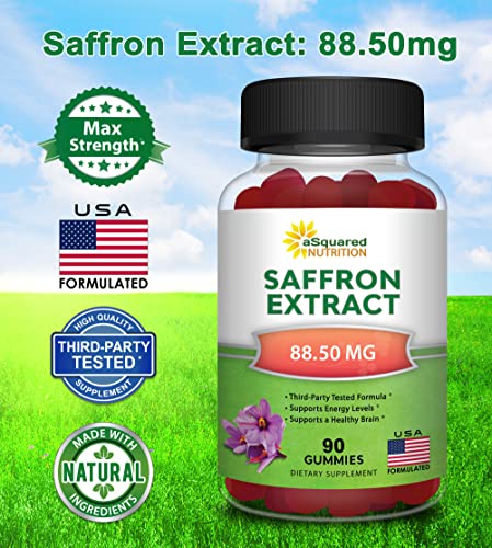 Saffron Gummies - Saffron Extract Supplement - Pure Gummy Supplements Alternative
