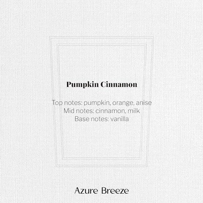 Pumpkin Scented Candles for Home - 12 oz, 70 Hours Burning - Natural Essential Oils & Soy Wax
