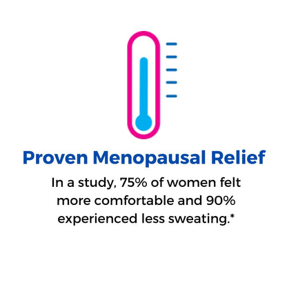 tempagenix - Women's Temperature Regulating Menopause T-Shirt, Short Sleeve, Absorbs, Stores