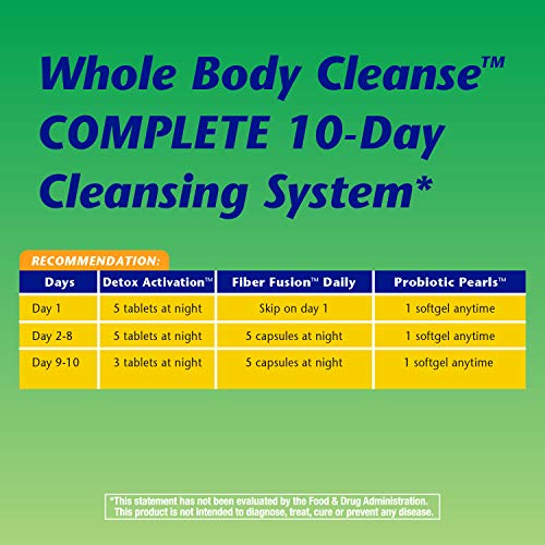 Nature's Way Whole Body Cleanse Complete, 10 Day Detox Cleansing System Kit with Probiotics