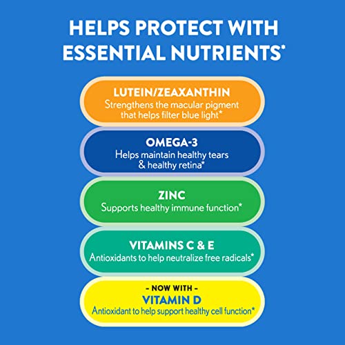 Ocuvite Eye Vitamin & Mineral Supplement, Contains Zinc, Vitamins C, E