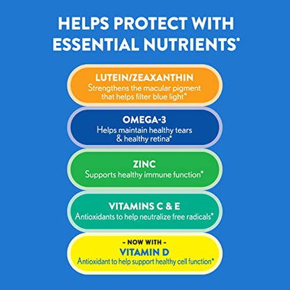 Ocuvite Eye Vitamin & Mineral Supplement, Contains Zinc, Vitamins C, E