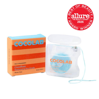 Cocofloss Expanding Woven Dental Floss by COCOLAB, Mint Scent, 1-Pack