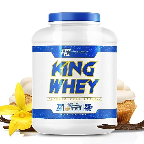 Ronnie Coleman Signature Series Whey Concentrate + Isolate Protein Powder, Pre Workout