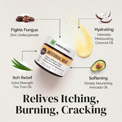 Puriya Tea Tree Oil Antifungal Cream, Plant-Powered Athletes Foot Cream Treatment