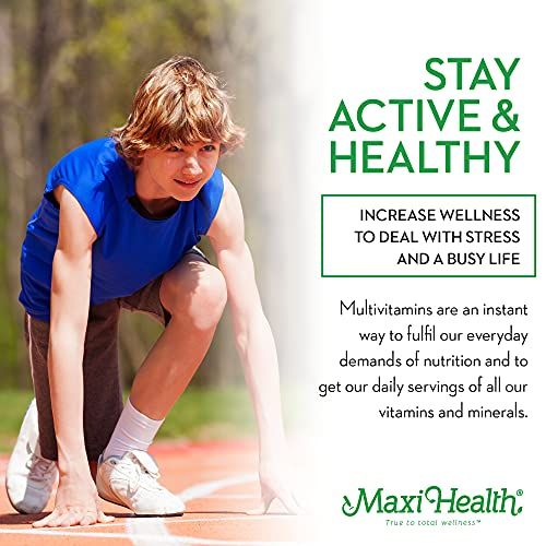 Maxi Health Teen Supreme HIS Vitamins for Teen Boys (120) - Teen Multivitamin for Young
