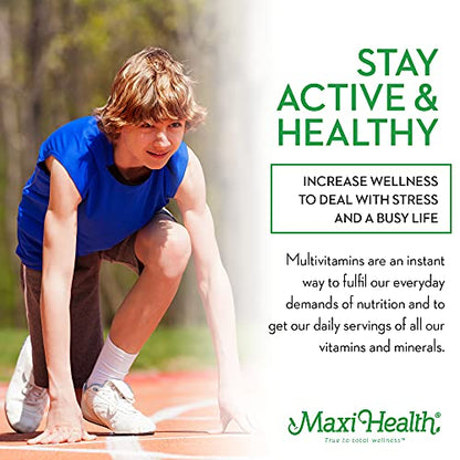 Maxi Health Teen Supreme HIS Vitamins for Teen Boys (120) - Teen Multivitamin for Young