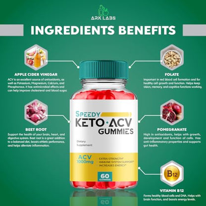 Speedy Keto ACV Gummies Advanced Weight Loss, Speedy Keto ACV Gummies 1000MG
