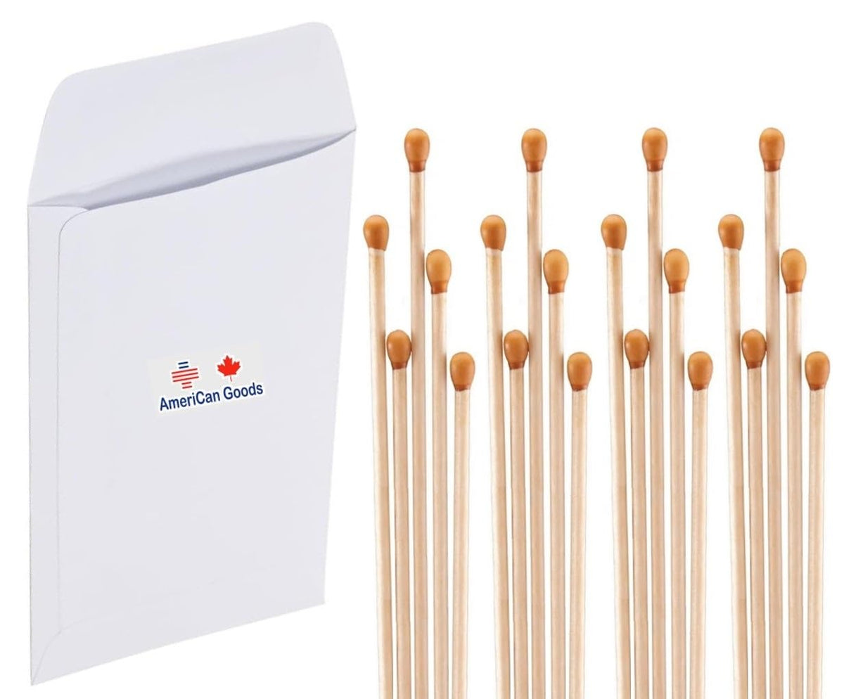 Silver Nitrate Caustic Wooden Sticks 6" Long Applicator Individual Use Sticks (30)
