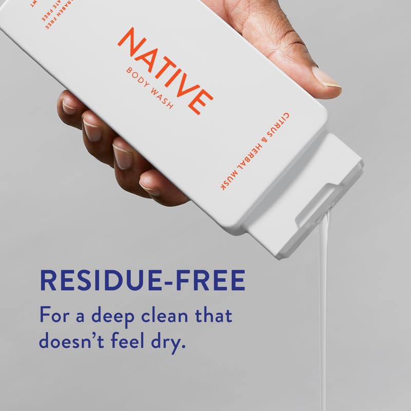 Native Body Wash Contains Naturally Derived Ingredients | For Women & Men, Sulfate