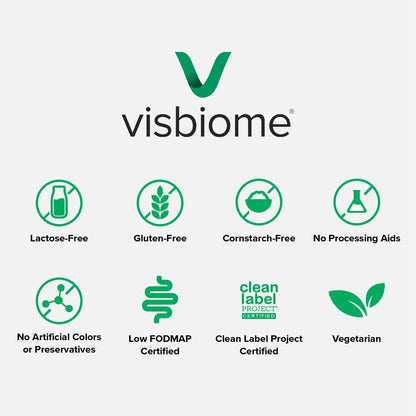Visbiome® GI Care High Potency Probiotic, 112.5B CFU, 60 Capsules | Original De Simone Formulation®, Multi-Strain, Refrigerated Probiotics, Low FODMAP Certified, Gluten-Free, Made in USA