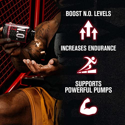 N.O. XT Nitric Oxide Supplement with Nitrosigine L Arginine & L Citrulline for Muscle Growth