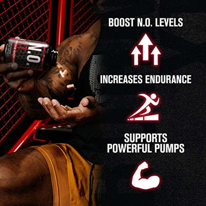 N.O. XT Nitric Oxide Supplement with Nitrosigine L Arginine & L Citrulline for Muscle Growth