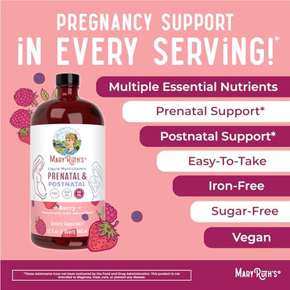 MaryRuth Organics Postnatal & Prenatal Vitamins for Women | Sugar Free | Womens