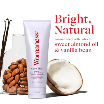 Womaness Menopause Cycle Kit - Coco Bliss - External Body Cream (4oz) + Me.No.Pause