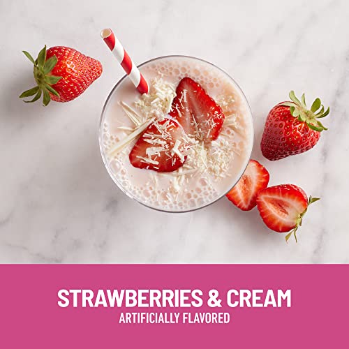 SlimFast Meal Replacement Shake, Original Strawberries & Cream, 10g of Ready to Drink