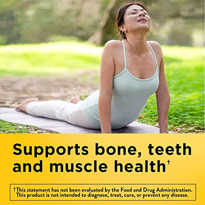 Nature Made Vitamin D3 2000 IU (50 mcg), Dietary Supplement for Bone, Teeth, Muscle