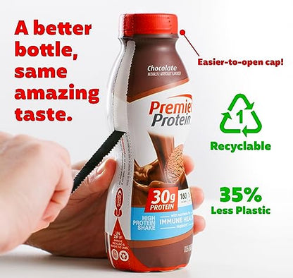 Premier Protein Shake, Chocolate, 30g Protein 1g Sugar 24 Vitamins Minerals Nutrients