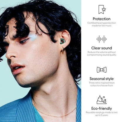 Loop Experience Equinox Earplugs – High-Fidelity Reusable Earplugs | Colourful