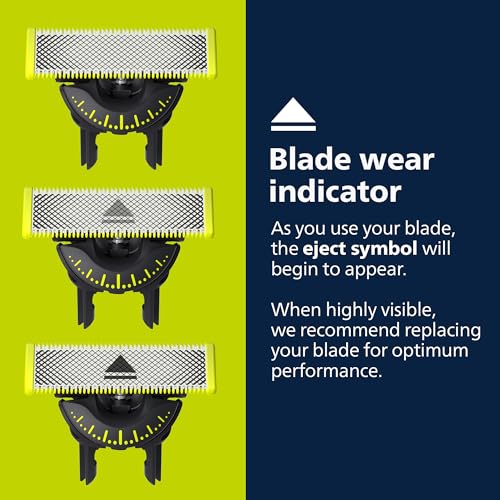Philips Norelco Genuine OneBlade 360 Blade Replacement Blades New Version, 3 Count