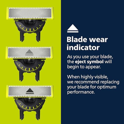 Philips Norelco Genuine OneBlade 360 Blade Replacement Blades New Version, 3 Count
