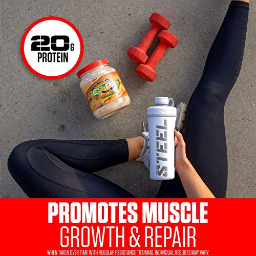 Steel Supplements Veg-PRO | Vegan Protein Powder, Peanut Butter | 25 Servings (1.65lbs)
