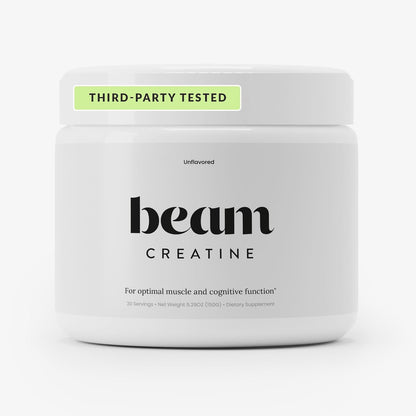 Beam Dream Sleep Powder & Creatine Bundle, Third Party Tested Natural Sleep Aid & Recovery Supplement with Micronized Creatine Monohydrate, Unflavored Pure Creatine Powder for Muscle Strength, Energy