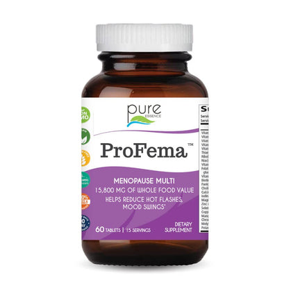 Pure Essence Labs ProFema - Multivitamin for Women - Natural Menopause Relief Supplement - Promotes Hormone Balance, Reduces Hot Flashes, Mood Swings, Night Sweats (60 Capsules)