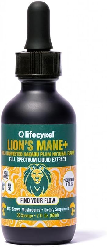 Life Cykel Lion's Mane +Reishi+ Shiitake 2 Fl oz Bundle
