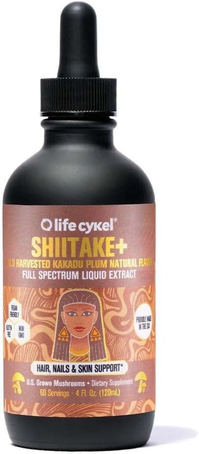 Life Cykel Reishi+ Turkey Tail+ Shiitake 4 Fl oz Bundle