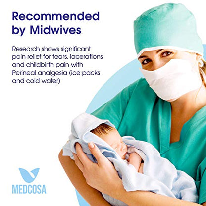 Medcosa Female Ice Pack and Perineal Bottle Set | Reusable Perineal Cold Packs & Portable Bidet Spray BottleMedcosa Female Ice Pack and Perineal Bottle Set | Reusable Perineal Cold Packs & Portable Bidet Spray Bottle