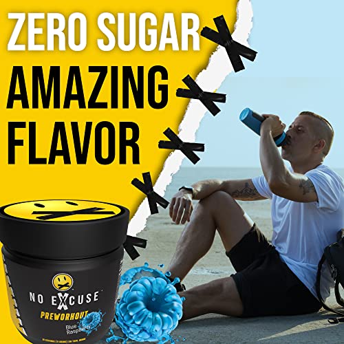 No Excuse Pre Workout Powder l Pre-Workout Supplements l Best Pre Workout