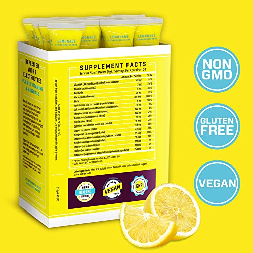KEY NUTRIENTS Multivitamin Electrolytes Powder Packets - Refreshing Lemonade 40 pack