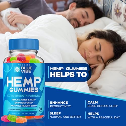 rize labs (3 Pack) Blue Vibe Gummies, Blue Vibes Gummies for Liver Kidney and Memory