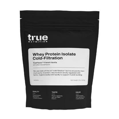 True Nutrition Whey Protein Isolate, French Vanilla, 1lb