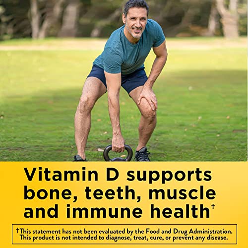 Nature Made Vitamin D3 K2, 5000 IU (125 mcg) Vitamin D, Dietary Supplement for Bone