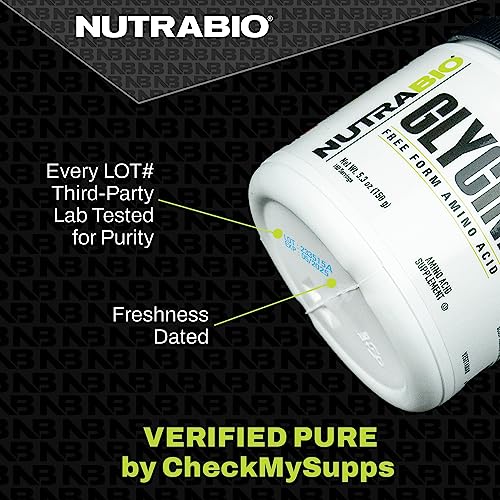 NutraBio 100% Pure L-Leucine - Muscle Recovery and Support - Naturally Fermented Free