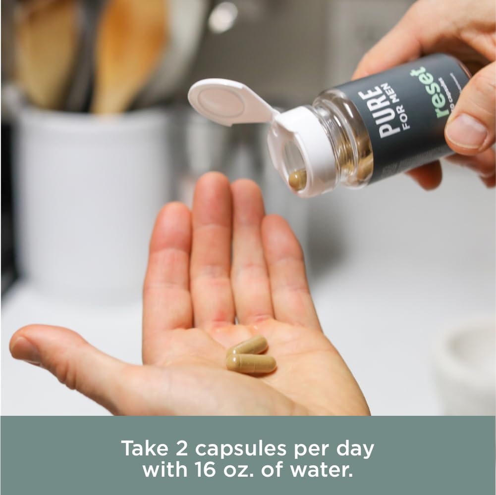 Pure for Men Detox Supplement, Reset | Promotes Digestive & Gut Health