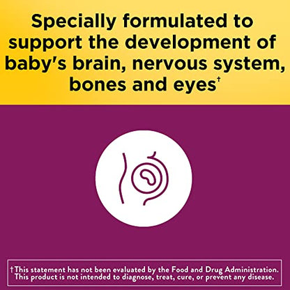 Nature Made Prenatal Gummies with DHA and Folic Acid, Prenatal Vitamin and Mineral Supplement
